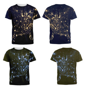 T-shirts décontractés pour hommes de haute qualité imprimés par sublimation High Street Plus Size Tricoté Weave Design Nouvelle Collection du Pakistan - Product Image 5