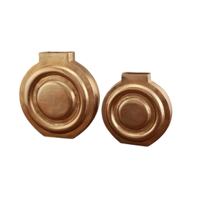 Élégant vase à fleurs plaqué or Style fantaisie Look moderne fait à la main personnaliser vase de décoration de fleurs de table au prix de gros - Product Image 1