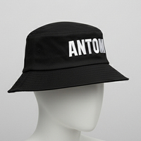 Chapeaux Bob Unisexe Personnalisés en Polyester Sublimé, Imprimés et Brodés, Respirants, Style Urbain, à Large Bord, Couleur Unie, Décontractés