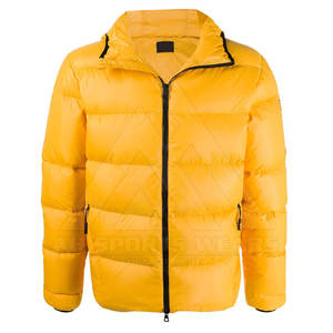 Chaquetas de plumas hinchadas para hombres de alta calidad en talla grande Top Trending Winter Puffer con cuello alto Nuevo diseño - Product Image 1