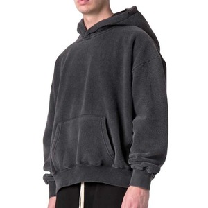 Wholesale <b>Mens</b> Street Style <b>Pullover</b> Hoodies Plain Blank Casual Fashion Winter Polyester/Cotton Breathable - Product Image 2