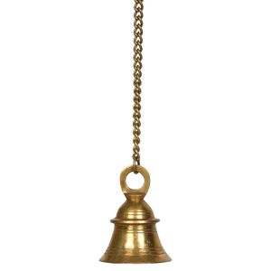 Cloche suspendue en laiton pour auto-guérison méditation prière Yoga népalais cloche bouddhiste décor religieux cadeau - Product Image 1