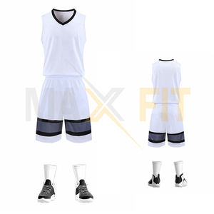Color blanco 2025 Diseño elegante Precio al por mayor Uniforme de baloncesto Su propio diseño Uniforme de baloncesto más exigente para hombres - Product Image 4