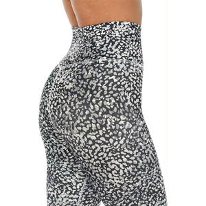 Leggings d'entraînement taille haute avec logo personnalisé Conceptions imprimées uniques Séchage rapide et respirant Pantalon de sport XL de grande taille - Product Image 5