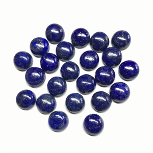 Vivaaz Gems 10mm AAA Grade Lapis Lazuli Cabochon Pierres semi-précieuses naturelles de haute qualité certifiées IGI pour la fabrication de bijoux - Product Image 2