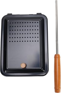 Olla para <span class=keywords><strong>Palomitas</strong></span> de Maíz de Acero Inoxidable con Mango Largo, Utensilio de Cocina para <span class=keywords><strong>Palomitas</strong></span> <span class=keywords><strong>Caseras</strong></span>, Bandeja para Hornear - Product Image 5