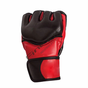 Gants de MMA personnalisés de haute qualité en cuir synthétique gants de MMA d'entraînement de combat de demi-doigt professionnels - Product Image 5