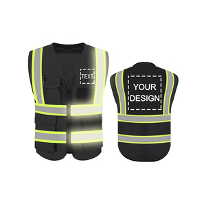Gilet de sécurité réfléchissant avec logo personnalisé en Offre Spéciale Vêtements de travail de construction industrielle en maille haute visibilité pour ingénieurs disponibles - Product Image 4
