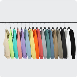 Lâche couleur unie blanc vêtements de sport pour hommes 100% coton à capuche pull à capuche pour hommes et pull sweats à capuche Offre Spéciale - Product Image 5