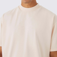 NUEVA Camiseta Personalizada para Hombre, Corte Cuadrado, 100% Algodón, 220 g/m², Cuello Redondo Acordonado, Hombros Caídos, Talla Grande, Transpirable, Secado Rápido