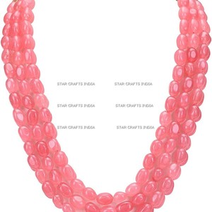 Collares de cuentas de resina coloridos de moda de verano, collar con colgante exagerado de cadena larga de declaración de resina para mujer - Product Image 3