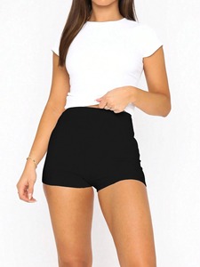 2025ชุด2ชิ้นระบายอากาศได้ดีผ้าคอตตอน100% ของผู้หญิงชุดกางเกงขาสั้นพิมพ์ลาย3D และเสื้อเชิ้ตเหนือเข่าแบบกำหนดเองสำหรับฤดูร้อนพร้อมการตกแต่งด้วยลูกไม้ - Product Image 5