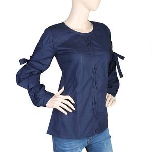 Haut tissé pour femme - Bleu marine - Product Image 1