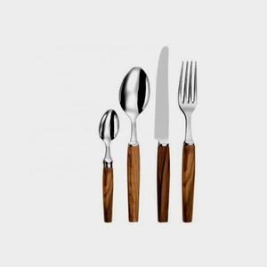 Ensemble de couverts en acier inoxydable de style occidental fantaisie plaqué or rose, ensemble de vaisselle de designer - Product Image 2