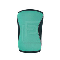 Genouillère de compression professionnelle en néoprène épais et flexible avec impression de logo personnalisé pour musculation et exercice en salle de sport