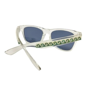 Gafas de sol bordadas con cuentas de semillas personalizadas con opciones de logotipo Gafas de sol con cuentas de semillas ecológicas completamente personalizadas - Product Image 5