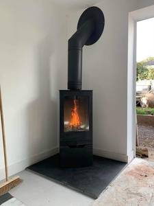 Estufa de Pellets de Madera de Aluminio Independiente de Grado Industrial, 90% de Eficiencia, Área de Calefacción de 60m2, Ecológica, para Uso en Villas, 5 Años de Garantía - Product Image 6