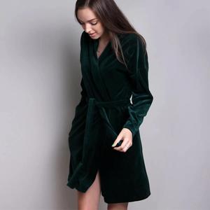 El mejor precio al por mayor, albornoz de lana de microfibra gruesa y suave, pijama unisex de secado rápido para hombres y mujeres - Product Image 6