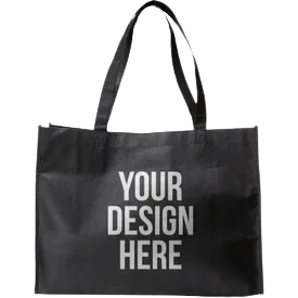 Sacs de shopping non tissés personnalisés avec logo, laminés argent et or, avec poignée, promotionnels, fabriqués au Vietnam - Product Image 6