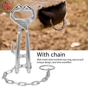 Veterinary Gear Bull Holder With <b>Chain</b> Stainless Steel Heavy Duty Lead Bull Holder With <b>Chain</b> - Product Image 3