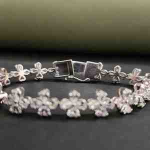 Pulsera de Lujo para Mujer con Diamante Cultivado en Laboratorio de 5CT, Corte Pera, Certificado IGI, Plata de Ley 925, Regalo para San Valentín - Product Image 3