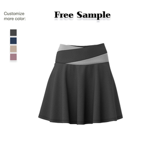 Mujeres Yoga Deportes Falda corta de tenis con bolsillos Flaco Bodycon Contraste Lentejuelas Vestido de noche Algodón Nueva moda Mujer - Product Image 3