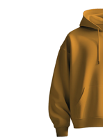 Elegante ropa de calle informal para hombres Premium 100% algodón polar pulóver con capucha con logotipo personalizado otoño sudadera