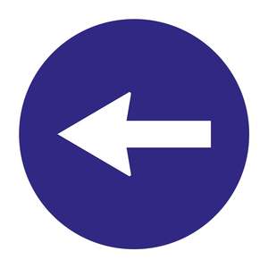 Panneau de signalisation routière réfléchissant, panneau d'avertissement de sécurité routière (TT-35b) - Product Image 1