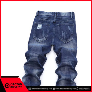 กางเกงยีนส์ผู้ชายแฟชั่นมีสไตล์ใหม่จำนวนราคาถูกกางเกงผ้ายีนส์ทำจากผ้านุ่มคุณภาพพรีเมียม - Product Image 5
