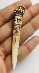 NATURAL, recién llegado, collar de cuerno de buey de Búfalo, joyería de hueso de estilo Animal pulido, cuentas de diseño Natural, regalos de boda para mujeres y niñas - Product Image 3