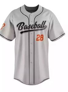 2025 recién llegado uniforme de béisbol personalizado Jersey transpirable poliéster ropa deportiva conjunto Venta caliente con precio barato - Product Image 5