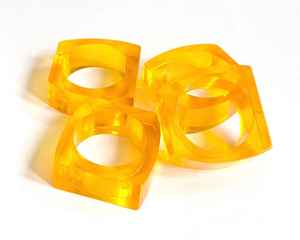 Ronds de serviette, ronds de serviette en rotin, ronds de serviette en osier, décor de table - Product Image 5