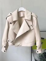Veste tendance pour femme, col élégant, fermeture éclair, vêtements de mode, veste en cuir PU, vente en gros, veste décontractée pour femme, hiver