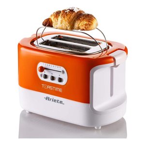เครื่องปิ้งขนมปังอาเรียเต้ 700W สีส้มขาว 2 ช่อง พร้อมตะแกรงและที่คีบ - Product Image 4