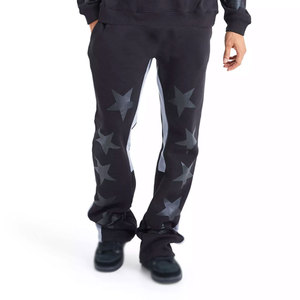 Trajes de chándal de alta calidad con pantalones acampanados y conjuntos de sudaderas con capucha Servicio OEM Precio al por mayor de fábrica Chándales acampanados apilados - Product Image 5