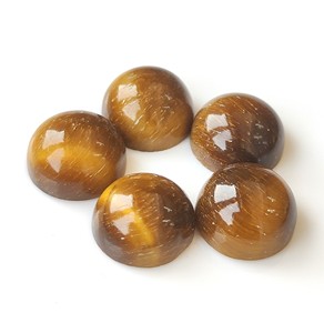 Ojo de tigre natural 28mm cabujón redondo Super calidad - Product Image 5