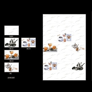 กระเบื้องเคลือบสีเหลืองสี300x450mm ดีไซน์เซรามิกที่ถูกสะกดจิต - Product Image 2