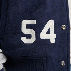 Logo personnalisé Laine Chenille Broderie Baseball Letterman Vestes Hommes Vintage Blanc En Cuir Manches Varsity Veste - Product Image 5