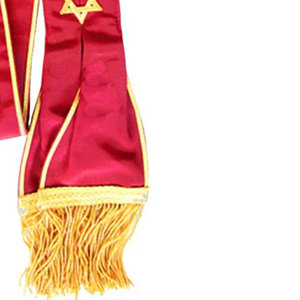 Compañeros del Arco Real masónico Pin DE SEGURIDAD cosido de lujo bordado Tuas Capítulo RA Regalia 2025 Faja de tela - Product Image 6