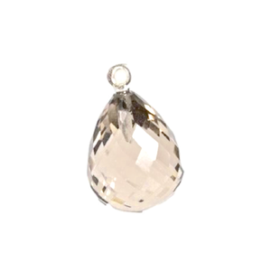 Argent sterling avec topaze fumée Charm à facettes Liens de pierres précieuses multi-formes en argent sterling 925 - Product Image 1