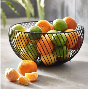 Iron Fruit <b>Basket</b> Ideal For Dining Tables Kitchen <b>Shelves</b> And Attractive Presentation Of Fresh Seasonal Fruits - Product Image 5