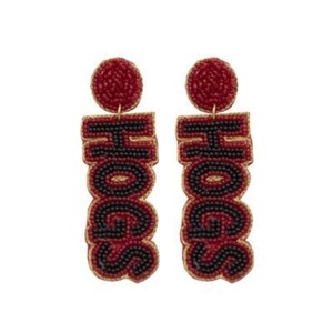 Pendientes bordados hechos a mano HOGS Beaded para mujeres y niñas Exportación directa de la India Fabricante Joyería de gota de moda - Product Image 1