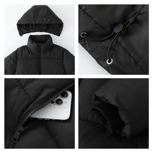 Coupe-vent manches longues mode veste bouffée Style régulier 100% chaud ajusté doudoune extérieur hiver porte authentique - Product Image 4