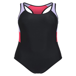 Bikini sin mangas con cuello redondo y patrón sólido para mujer, ropa de playa, traje de baño de secado rápido, tela de poliéster transpirable para verano 2025 bajo - Product Image 2