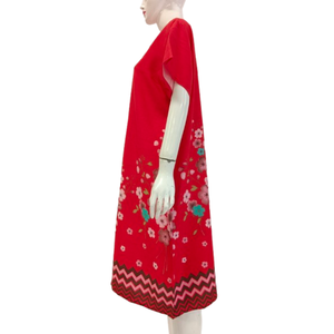 ชุดเดรสลำลองสำหรับผู้หญิง แขนสั้น ติดกระดุม ใส่สบายในชีวิตประจำวัน โดย Chrysanta - Product Image 4