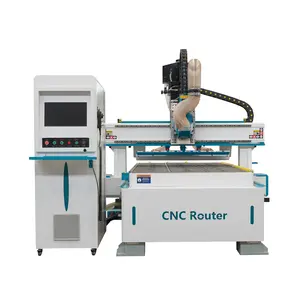 High Precision 3 Axis Atc Router Center 1325 1530 2030 2040 Solid Wood Furniture Door CNC Nesting Router Machine