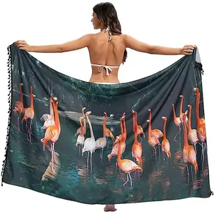 Ropa de playa de alta calidad Bikini Cover Up Summer Beach Wrap Traje de baño Bikini Cover up Sarong Proveedor