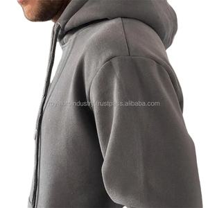 ชุดกีฬาผ้าคอตตอนใส่ได้ทั้งชายและหญิงชุดวอร์มกางเกงวิ่งแบบสองชิ้นสำหรับผู้ชายโลโก้ตามสั่ง - Product Image 1