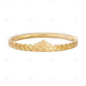 Anillo de Boda Geométrico Clásico Personalizado al por Mayor para Mujer, Oro de 18K, Joyería Minimalista, Moissanita con Certificado IGI, Último Diseño para Fiesta - Product Image 1
