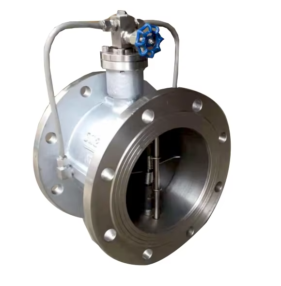 Big Size Stainless Steel Dn 150 Pn 16 Silent Low Resistance Slow Closure Butterfly Check Valve Water CE Certified